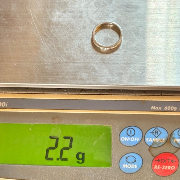 VTG Solid Sterling Silver 925 Cubic Zirconia Pavé Set Statement RIng Size 6.5 - Picture 9 of 9